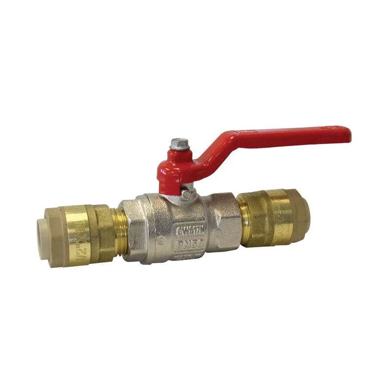 QUICKLINE brass ball valve 15 mm tube