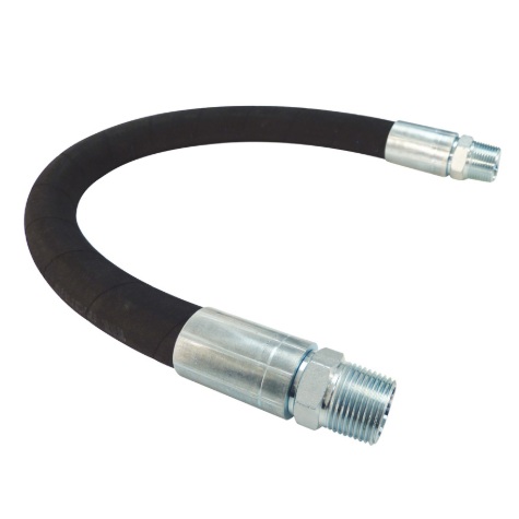 Rubber anti-vibration hose 3/4 in ID X 48 in