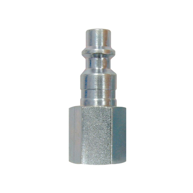 Steel male quick coupler plug 1/4 Industrial X 3/8 F-NPT