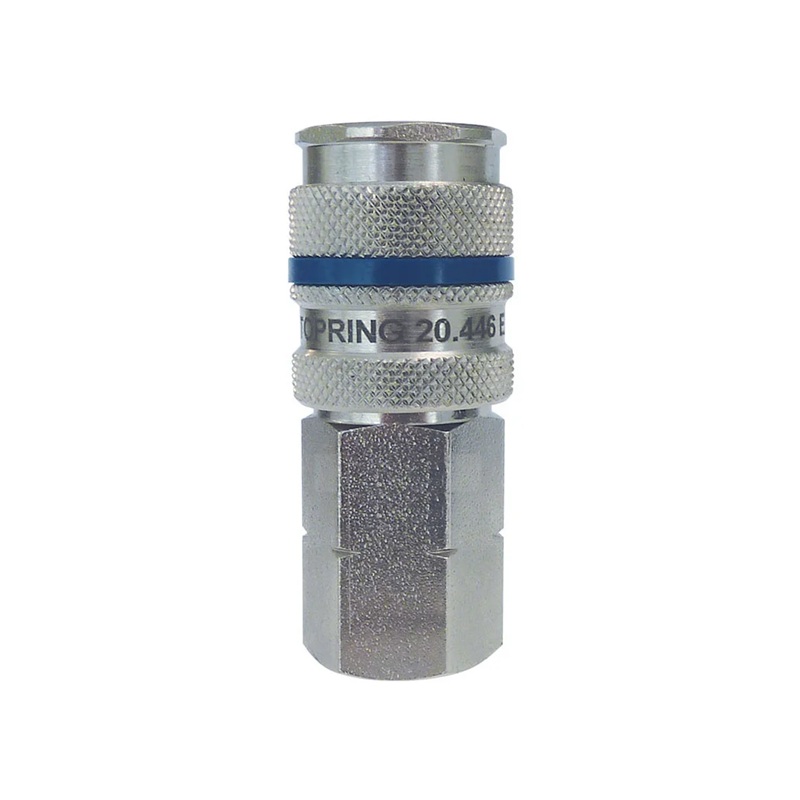 QUIKSILVER steel female quick coupler 1/4 Industrial X 1/4 F-NPT