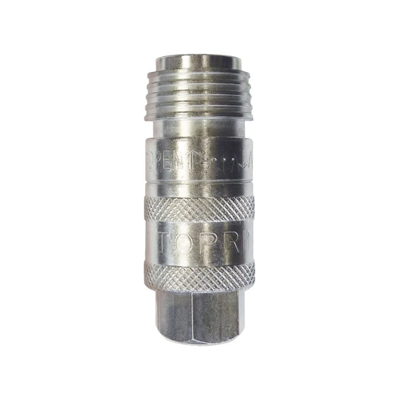 UNISAFE steel universal female quick coupler (5-in-1) 1/4 F-NPT