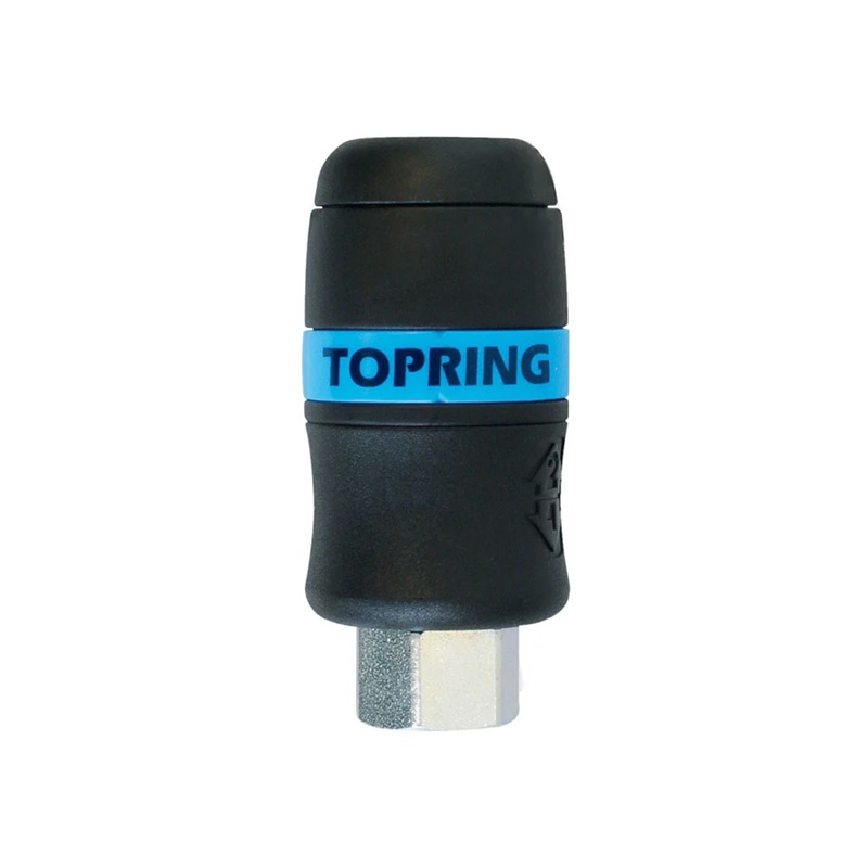 TOPQUIK composite female quick coupler 1/4 Industrial X 1/4 F-NPT