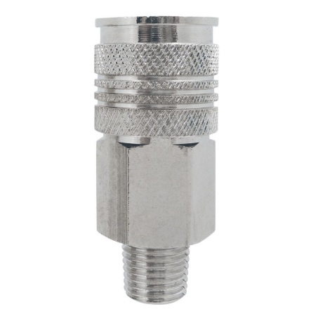 UNIQUIK nickel plated brass universal female quick coupler (3-in-1) 1/4 M-NPT