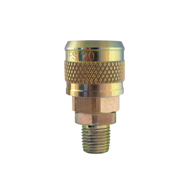 AUTOMAX brass female quick coupler 1/4 Industrial X 1/4 M-NPT