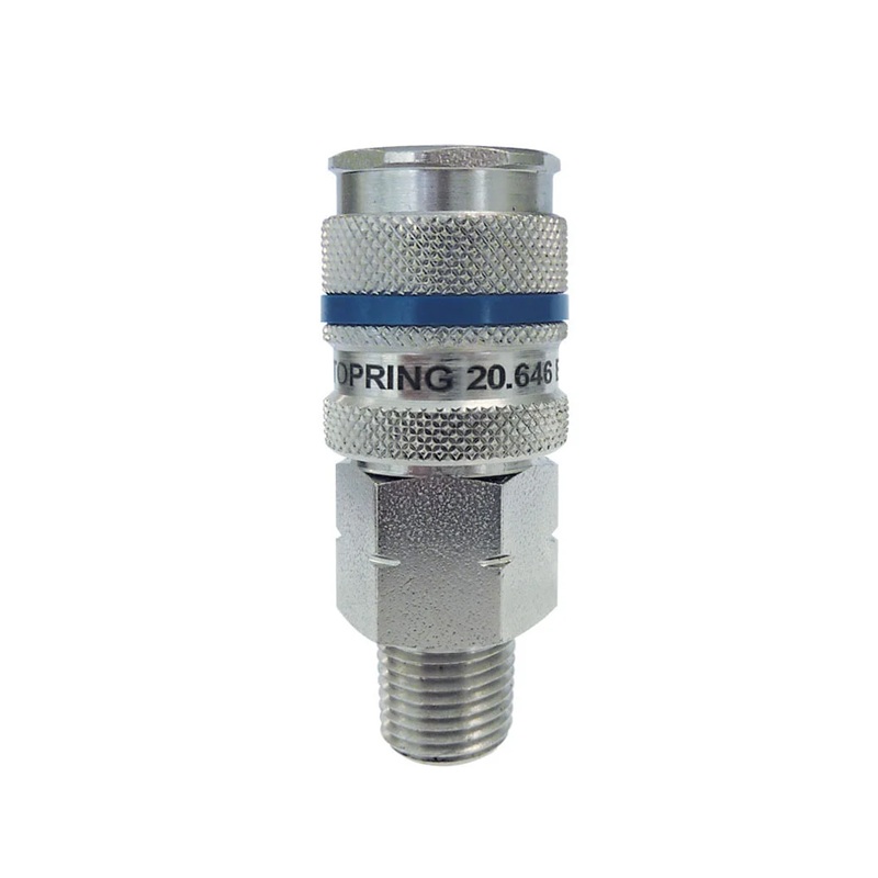 QUIKSILVER steel female quick coupler 1/4 Industrial X 1/4 M-NPT