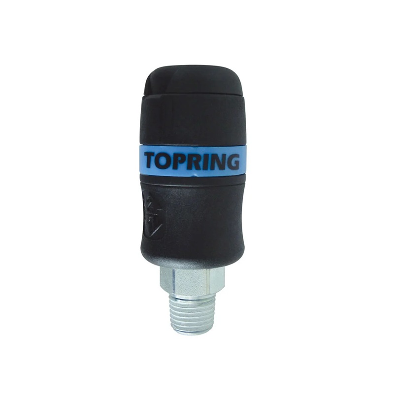 TOPQUIK composite female quick coupler 1/4 Industrial X 1/4 M-NPT