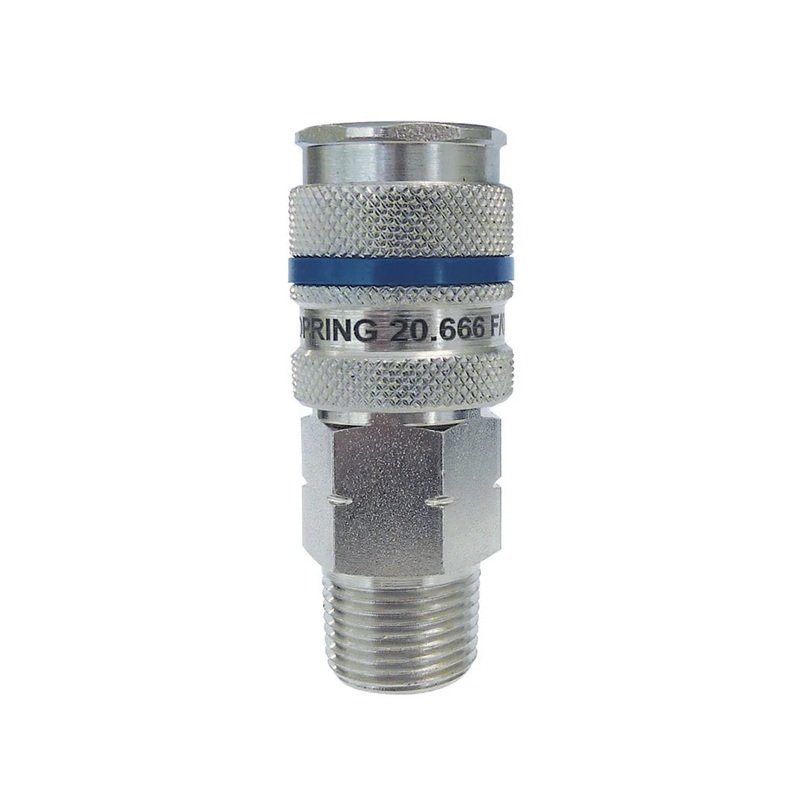 QUIKSILVER steel female quick coupler 1/4 Industrial X 3/8 M-NPT