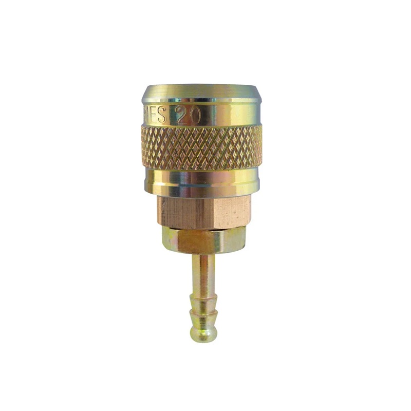 AUTOMAX brass female quick coupler 1/4 Industrial X 3/8 hose barb