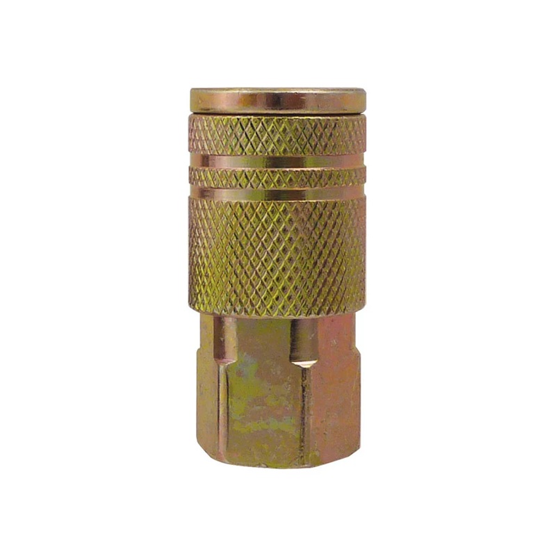 MAXQUIK steel female quick coupler 1/4 Industrial X 1/4 F-NPT