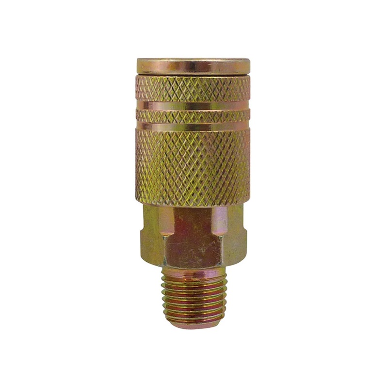 MAXQUIK steel female quick coupler 1/4 Industrial X 1/4 M-NPT