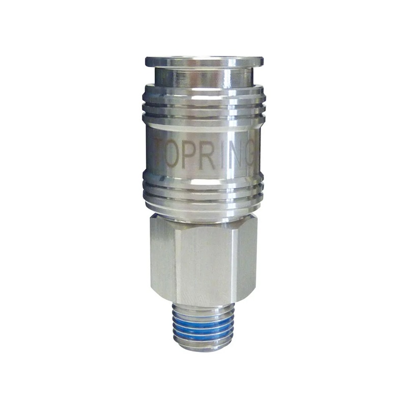 MAXQUIK PLUS stainless steel female quick coupler 1/4 Industrial X 1/4 M-NPT