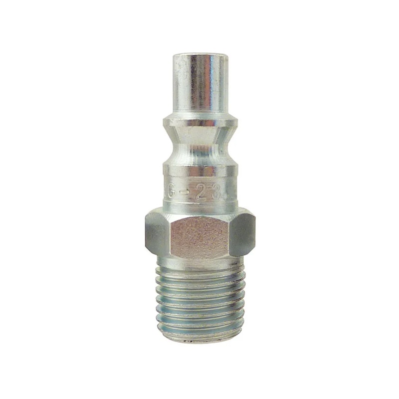 Steel male quick coupler plug 1/4 Aro 210 X 1/4 M-NPT