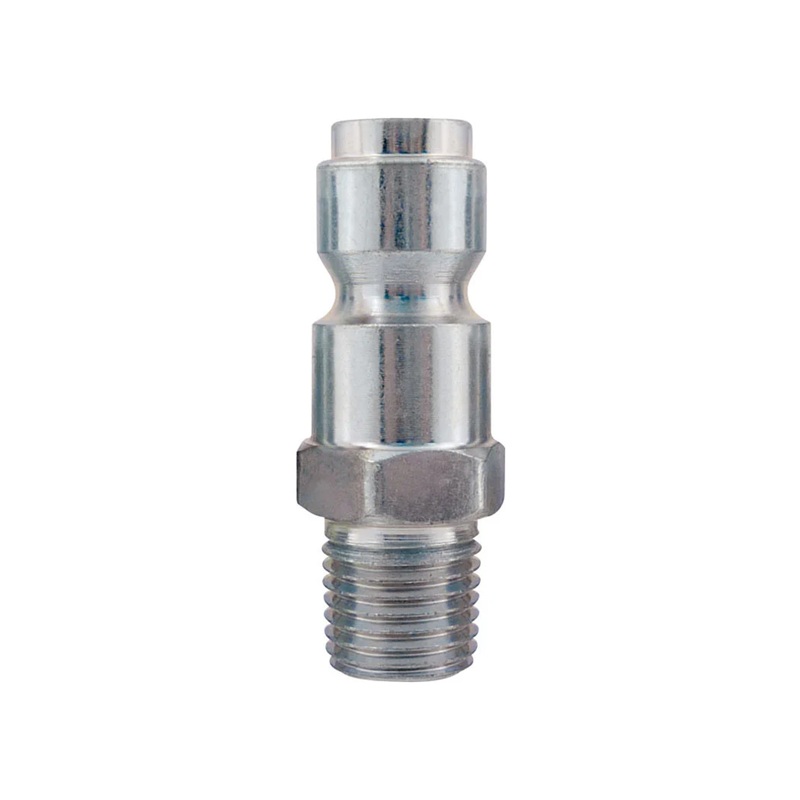 Steel male quick coupler plug 3/8 Truflate X 1/4 M-NPT