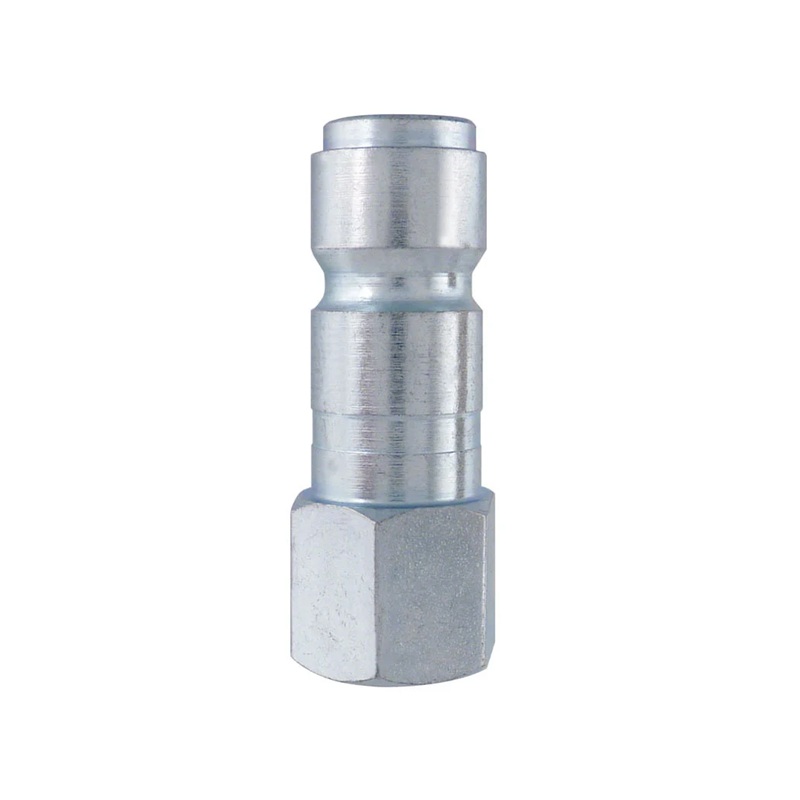 Steel male quick coupler plug 1/2 Truflate X 3/8 F-NPT