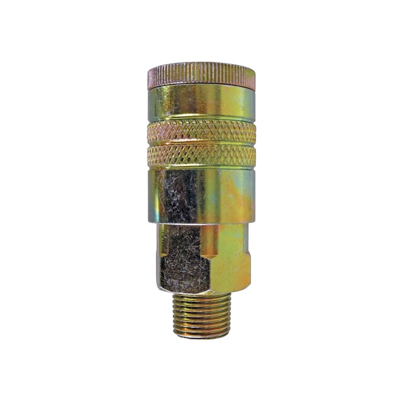 MAXQUIK steel female quick coupler 1/2 Truflate X 3/8 M-NPT