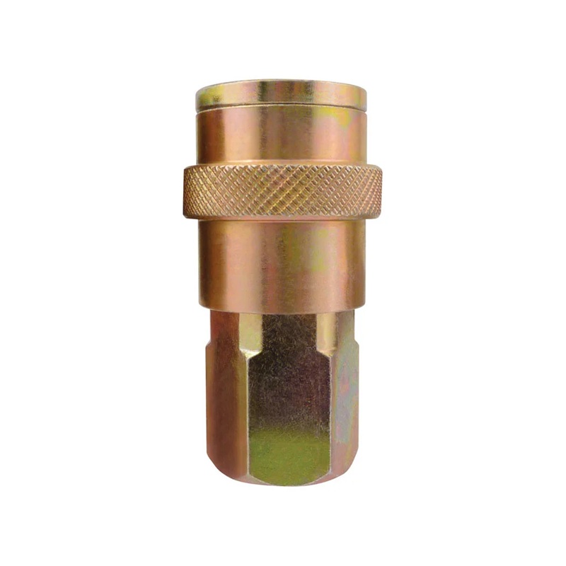 MAXQUIK steel female quick coupler 3/8 Truflate X 1/4 F-NPT