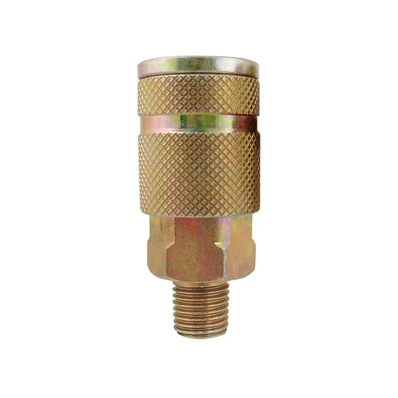 MAXQUIK steel female quick coupler 3/8 Truflate X 1/4 M-NPT