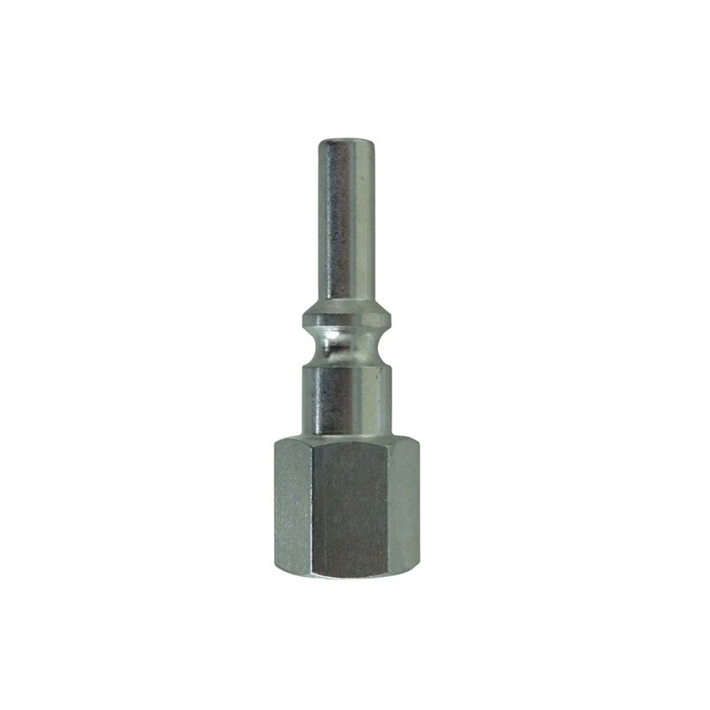 Steel male quick coupler plug 1/4 Lincoln X 1/4 F-NPT