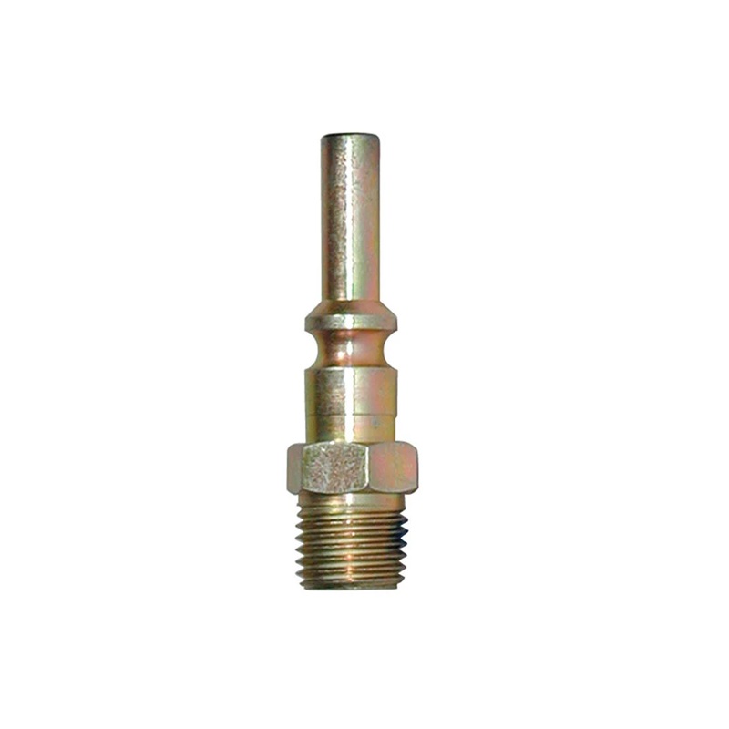 Steel male quick coupler plug 1/4 Lincoln X 1/4 M-NPT