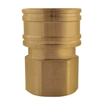 High flow brass female quick coupler 1/4 F-NPT