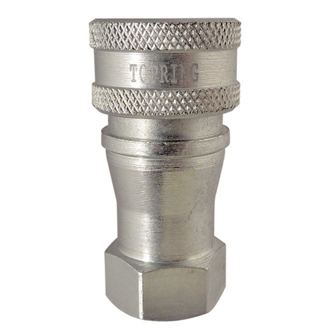 Steel hydraulic female quick coupler 1/8 F-NPT