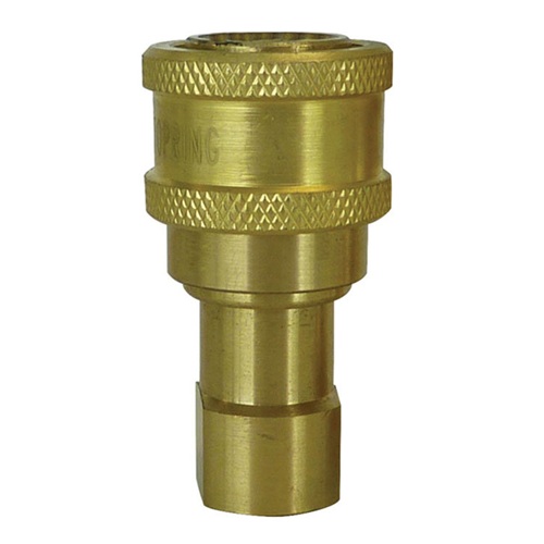 Brass hydraulic female quick coupler 1/4 F-NPT