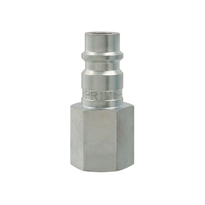 Steel male quick coupler plug 7.8 mm Ultraflo X 1/4 F-NPT