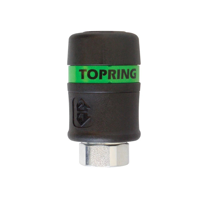 TOPQUIK composite female quick coupler 7.8 mm Ultraflo X 1/4 F-NPT