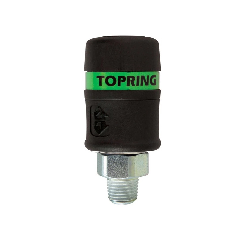 TOPQUIK composite female quick coupler 7.8 mm Ultraflo X 1/4 M-NPT