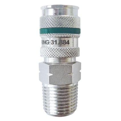 QUIKSILVER steel female quick coupler 7.8 mm Ultraflo X 1/2 M-NPT