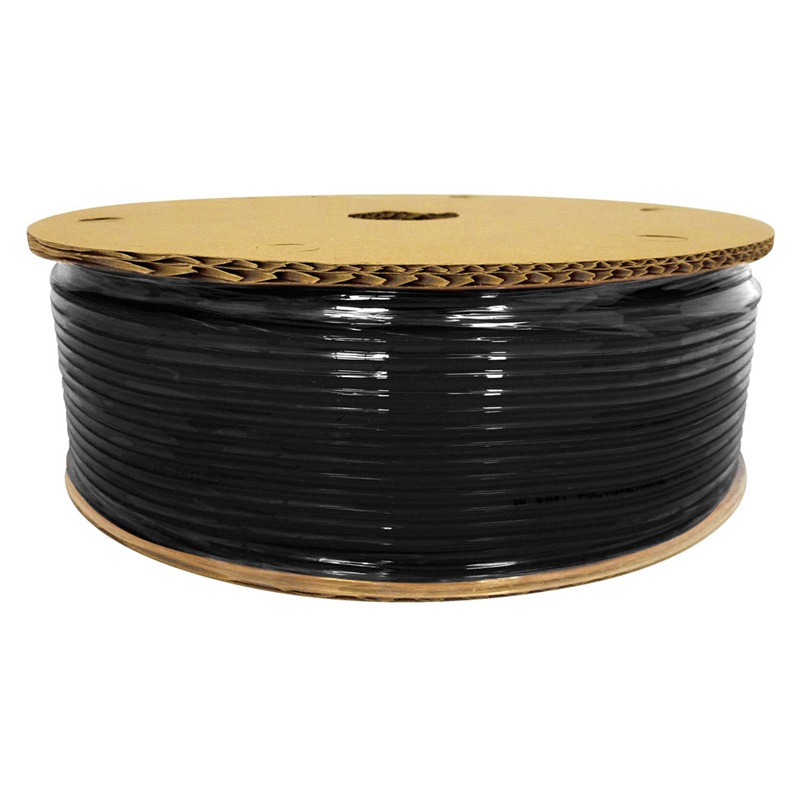 Polyurethane tubing 3/8 in X 330 ft black