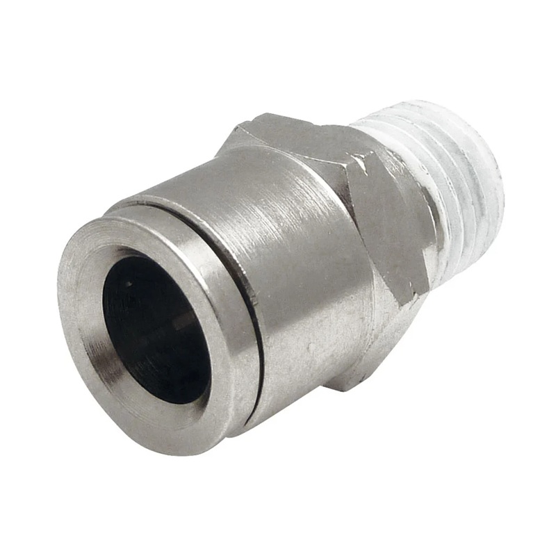 TOPFIT brass push-to-connect straight connector 6 mm tube X 1/8 M-BSPT