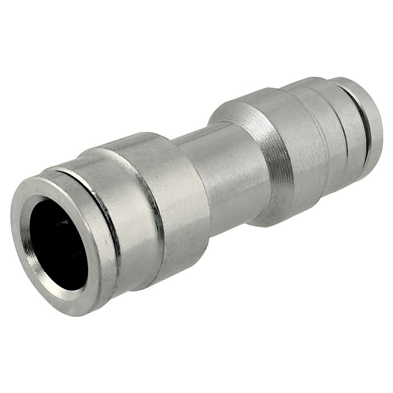TOPFIT brass push-to-connect straight coupling 1/8 tube