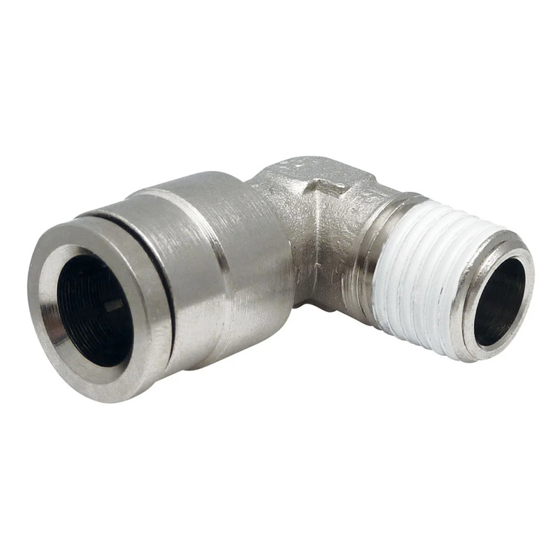 TOPFIT brass push-to-connect 90 deg elbow 3/8 tube X 1/4 M-NPT