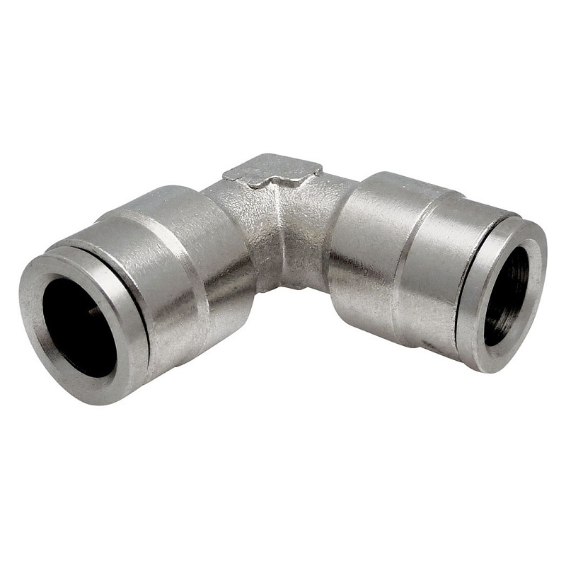 TOPFIT brass push-to-connect 90 deg coupling 1/4 tube