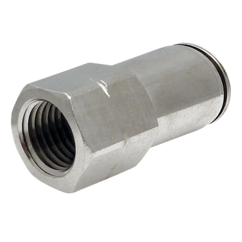 TOPFIT brass push-to-connect straight connector 3/8 tube X 1/4 F-NPT
