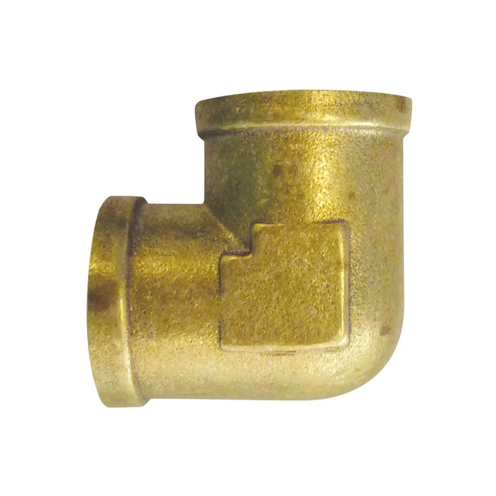 Brass 90 deg elbow 1/8 F-NPT
