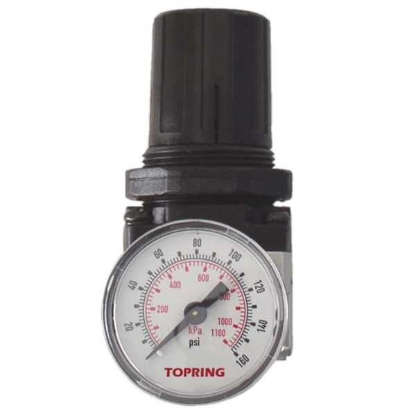 AIRFLO 200 aluminum pressure regulator 5 to 125 PSI 1/4 F-NPT