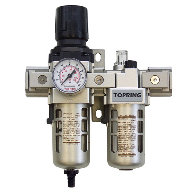 AIRFLO 300 5 micron filter / regulator / lubricator unit 5 to 125 PSI 1/4 F-NPT