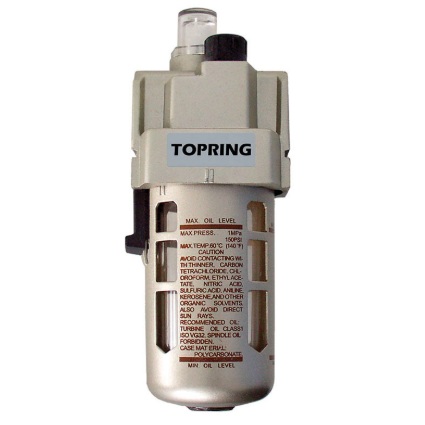 AIRFLO 300 lubricator 1/4 F-NPT with polycarbonate bowl