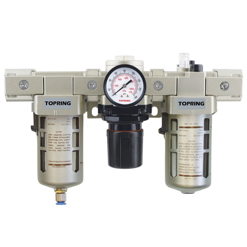 AIRFLO 400 5 micron filter / regulator / lubricator unit 5 to 125 PSI 1/2 F-NPT