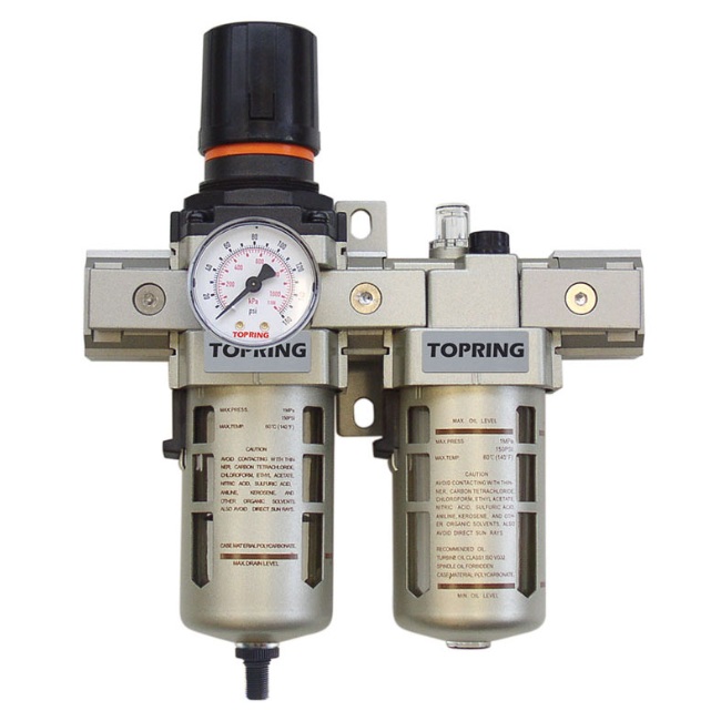 AIRFLO 400 5 micron filter / regulator / lubricator unit 5 to 125 PSI 3/8 F-NPT