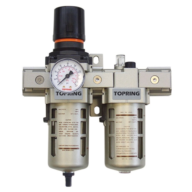 AIRFLO 400 5 micron filter / regulator / lubricator unit 5 to 125 PSI 1/2 F-NPT