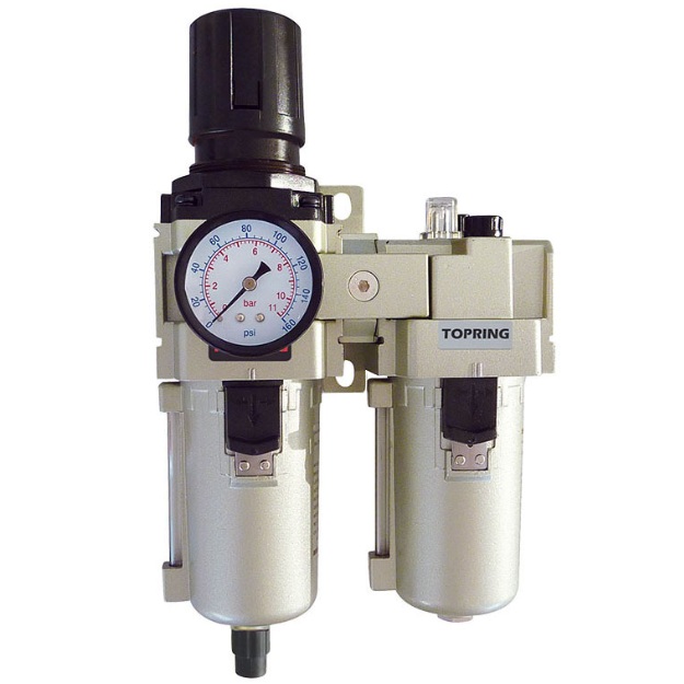AIRFLO 450 5 micron filter / regulator / lubricator unit 5 to 125 PSI 3/4 F-NPT