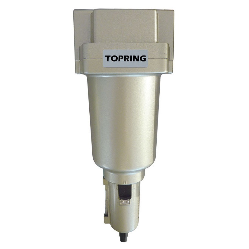 AIRFLO 600 5 micron filter with 1-1/4 F-NPT aluminum bowl and semi-automatic drain