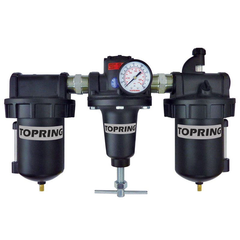 HIFLO 40 micron filter / regulator / lubricator unit 2 to 125 PSI 3/4 F-NPT