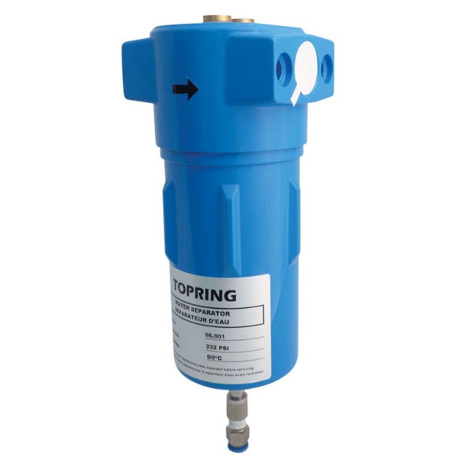 AIRFLO water separator 1/4 F-NPT 32 SCFM