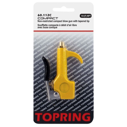 COMPACT blow gun 1/4 F-NPT with concentrated air jet