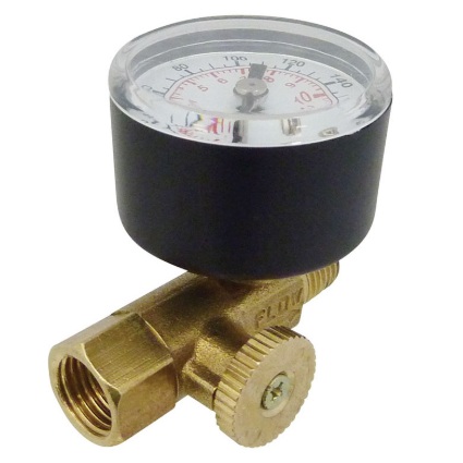 MAXPRO brass in-line airflow control valve 0 to 160 PSI 1/4 F-NPT X 1/4 M-NPT