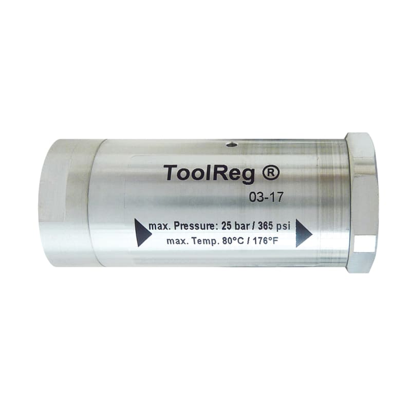 TOOLREG aluminum preset pressure regulator 90 PSI 1/4 F-NPT